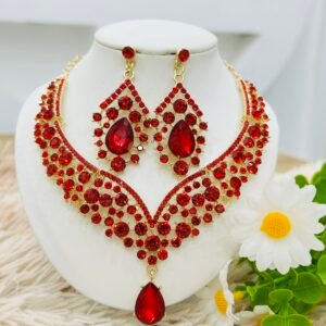 Royal Charm Crystal Set - Red